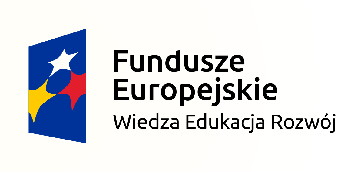 Logo Fundusze Europejskie Wiedza Edukacja Rozwój