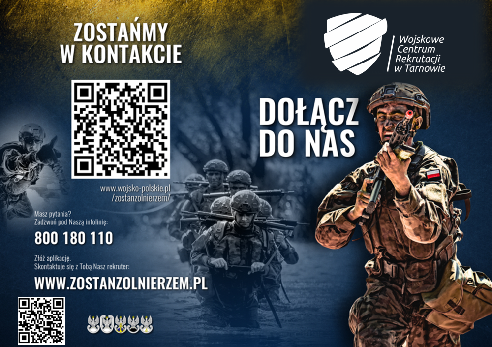 plakat zachęcający wstąpienie do wojska polskiego